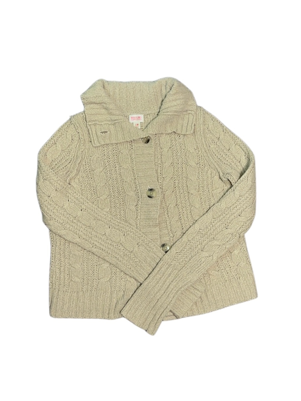 Mossimo Supply Co. Cable-Knit Button Cardigan - Cream